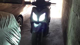 Yamaha xcity Sport exhaust amp Xenon [upl. by Salinas]