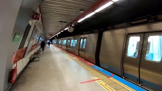 Istanbul Metro  Taksim Station  150223  Turkey [upl. by Elac]