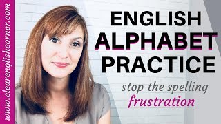 How to Say English Letters American English Alphabet Pronunciation [upl. by Mcgee]