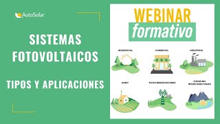 Sistemas solares fotovoltaicos  Webinar AutoSolar Colombia [upl. by Skelly]