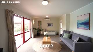 Sold on Kapiti  Home Staging  Before amp After [upl. by Lledrac]