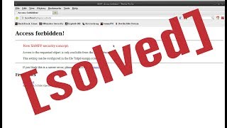 New xampp security concept Access Forbidden Error 403 [upl. by Ancel]