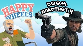 HAPPY WHEELS  1 VOLANDO CABEZAS [upl. by Dawna]