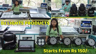 Stage Gear DJ Lights DJ Light Controllers Par Lights DJ Sharpy Starting from Rs 150  DJ Guruji [upl. by Koffman]