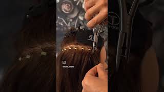 How to remove beads from a beaded Weft hair extension application  Quick tutorial with Tony Odisho [upl. by Rafaellle]