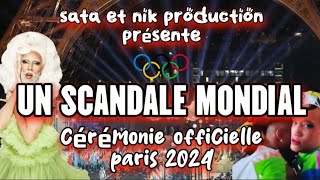 CÉRÉMONIE DOUVERTURE PARIS 2024 SCANDALEUSE ET PRO WOK LGTEUBÉWC 🤮😡🤬 [upl. by Bonita]