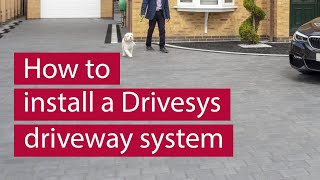 How to lay DRIVESYS Driveway System  The Original Cobble [upl. by Girardi]