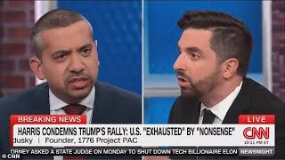 CNN Panelist Ryan Girdusky is Thrown Off Set for Outrageous Threat Live On Air During Rally Debate [upl. by Onitnas378]