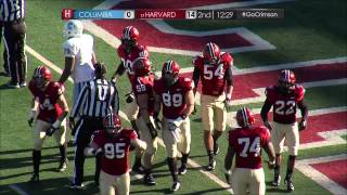 Game Recap  Harvard Football vs Columbia  Nov 8 2014 [upl. by Blynn]