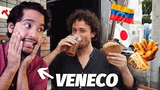 VENECO reacciona a LUISITO comiendo en JAPON [upl. by Zobkiw]