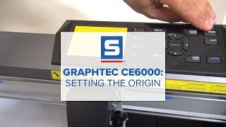 Graphtec CE6000 Setting the Origin [upl. by Ytram]