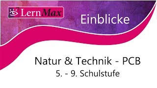 LernMax Einblicke  Natur und Technik PCB 59 Schulstufe [upl. by Lectra]