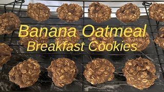 Recipe Review Banana Oatmeal Breakfast Cookies from Eat Yourself Skinny [upl. by Inaj272]