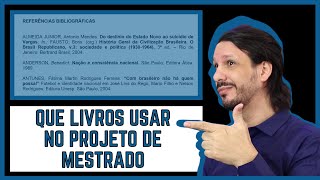 Que bibliografia LIVROS usar no projeto de Mestrado ou Doutorado MÉTODO PRÁTICO [upl. by Wilcox552]