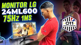 Monitor Gamer Bom e Barato Com Garantia🔥 LG 24ML600 75Hz 1MS  011 Monitores [upl. by Jaye]