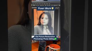 Old Photo Restoration Photoshop Photo Editing shorts [upl. by Lemmie446]