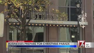 Businesses in Raleigh prepare for Christmas parade [upl. by Adierf23]