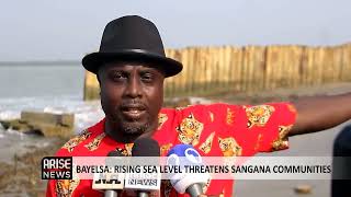 BAYELSA RISING SEA LEVEL THREATENS SANGANA COMMUNITIES [upl. by Matilde]