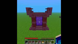 Best Nether Portal Design Tutorial In Minecraft Shorts [upl. by Matheson458]