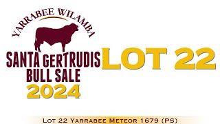 Lot 22 Yarrabee Meteor 1679 PS [upl. by Aribold]