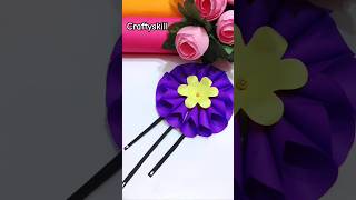 Paper craft ideaspaper flowers making at homepaper wall hanging craft ideas shorts diy craft [upl. by Eissahc]