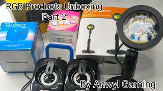 RGB products Unboxing part 2 by ll Anwyl Gaming [upl. by Leik]