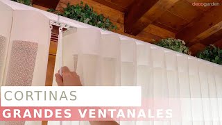 Cortinas modernas para grandes ventanales ​ Decogarden ​​ [upl. by Nadirehs431]