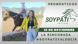 Programa de Pronósticos y entrevistas con Pati Rivas Desde el Hipódromo La Rinconada 10 d noviembre [upl. by Ahsened]