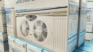 Costco Bionaire Twin Airflow Window Fan 39 [upl. by Longtin154]