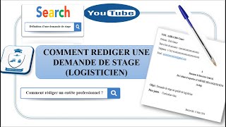 COMMENT REDIGER UNE DEMANDE DE STAGE OU DEMPLOI CAPTIVANTE [upl. by Ahsinrac]