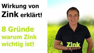 Zinkmangel und Wirkung von Zink [upl. by Sulakcin]