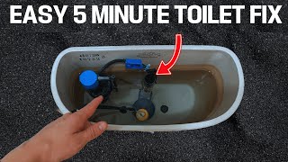 How To Fix a Slow Filling Toilet in 2 Simple Steps [upl. by Dannon745]