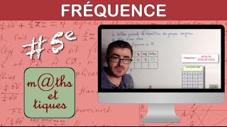 Calculer des fréquences  Cinquième [upl. by Oys]