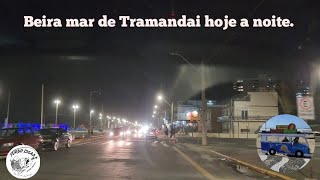 Como está a beira mar de Tramandai hoje a noite 301223 [upl. by Ahsiuqel916]