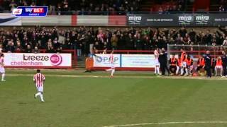 Cheltenham 20 Tranmere SkyBet League Two Season 201415 [upl. by Diaz]