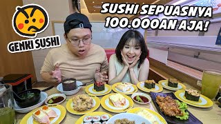 ALL YOU CAN EAT Di GENKI SUSHI SUSHI SEPUASNYA PALING WORTH IT [upl. by Arley]