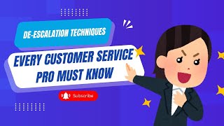 DeEscalation Techniques for Customer Service  HelpSquad [upl. by Dorreg303]