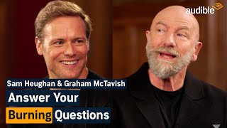 Sam Heughan and Graham McTavish Answer Questions About Clanlands Friendship and Their Worst Fears [upl. by Grannie]