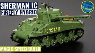 17Pounder Sherman IC Firefly Hybrid Revenge II  COBI 2276 Speed Build Review [upl. by Mandie]