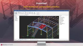 AllInOne Steel Detailing and Steel Connection Design Software ProtaSteel 2022 [upl. by Refenej]