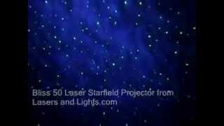 Bliss 50 Laser Starfield Projector w zoom [upl. by Annaihs]