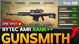 BEST RYTEC AMR “ONE SHOT and FAST ADSquot GUNSMITH IN CALL OF DUTY MOBILE  RYTEC AMR RANK BUILD [upl. by Falo]