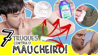 7 TRUQUES INFALÃVEIS PARA ACABAR COM O MAU CHEIRO NAS AXILAS MASCULINAS [upl. by Elletsyrk]