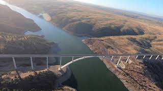 Del Puente de Alconétar a los puentes del Ave en el Embalse de Alcántara 22082020 [upl. by Harlamert784]