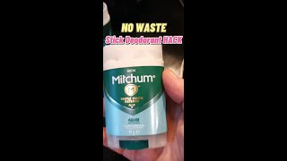 No More Waste Money Saving Mitchum Deodorant Hack [upl. by Corty108]