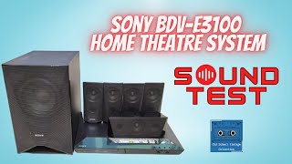 Sony BDV E3100 Home Theater System Sound Test [upl. by Yatzeck]