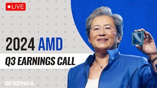 🔴WATCH LIVE Advanced Micro Devices Q3 2024 Earnings Call  AMD [upl. by Ibok10]