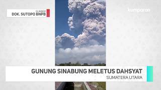 Gunung Sinabung Meletus Dahsyat [upl. by Sackville]