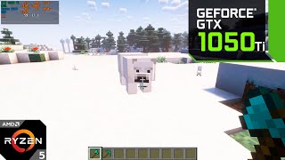 Minecraft  GTX 1050 Ti  Ryzen 5600 [upl. by Kinnard]