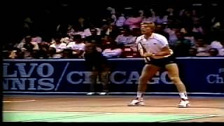 Boris Becker vs Ivan Lendl Final Chicago Grand Prix 1986 [upl. by Yliab]